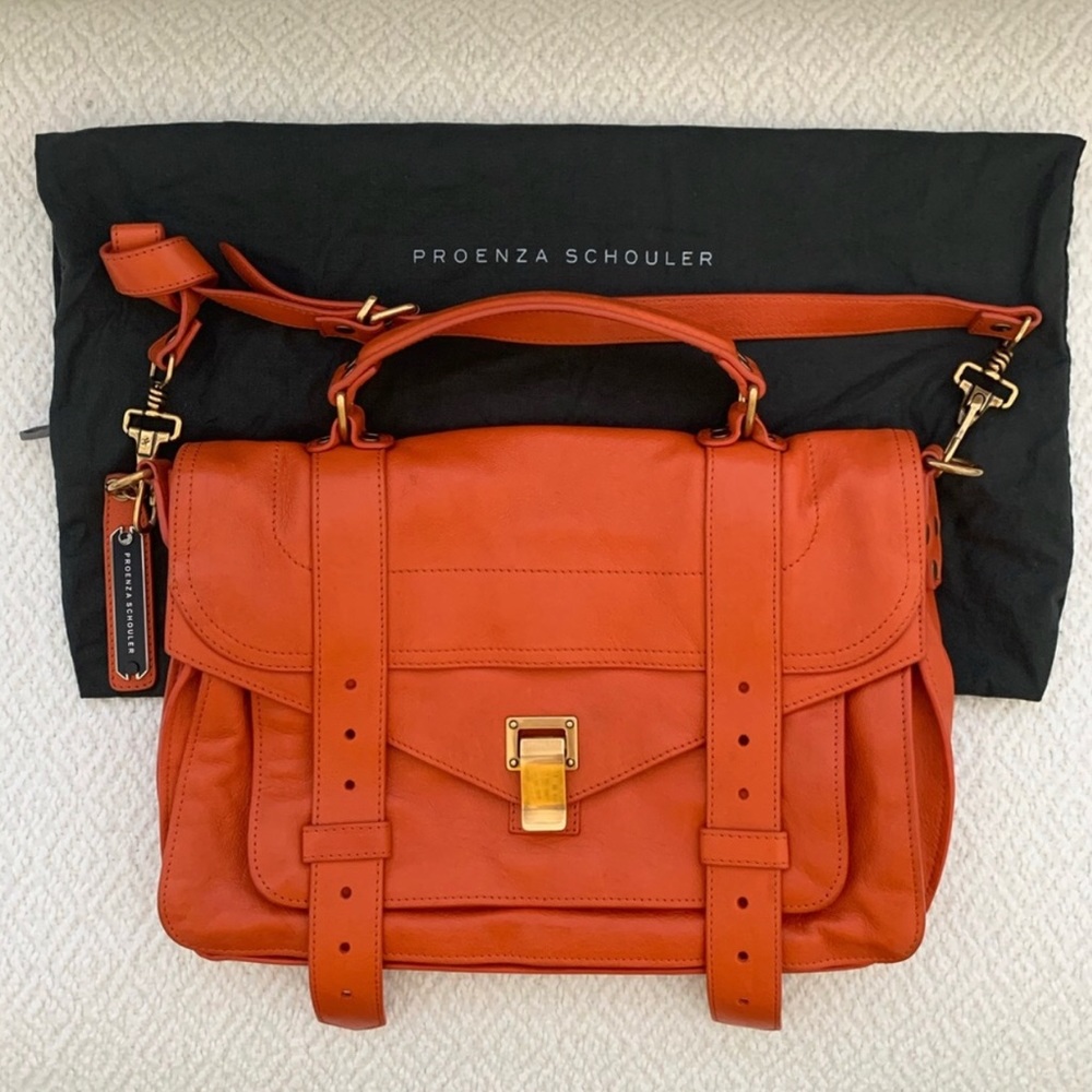 Proenza Schouler PS1 Orange Satchel